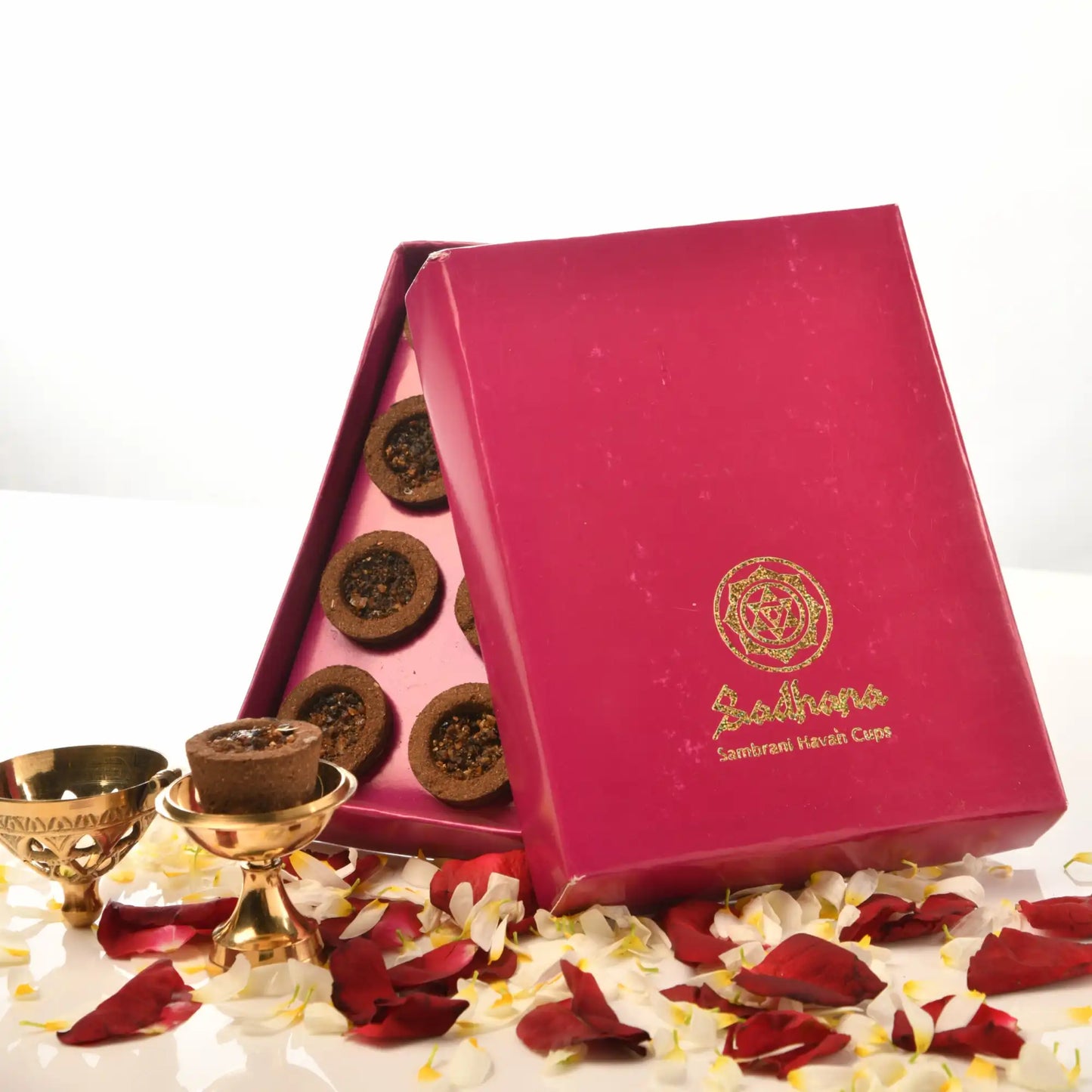 How to light a Sadhana Sambrani Cup – spiritual smoke alternative to incense sticks for pooja rituals