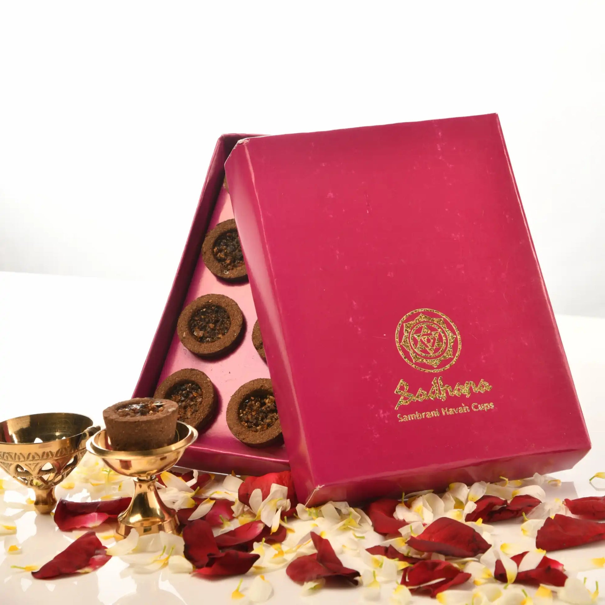 How to light a Sadhana Sambrani Cup – spiritual smoke alternative to incense sticks for pooja rituals