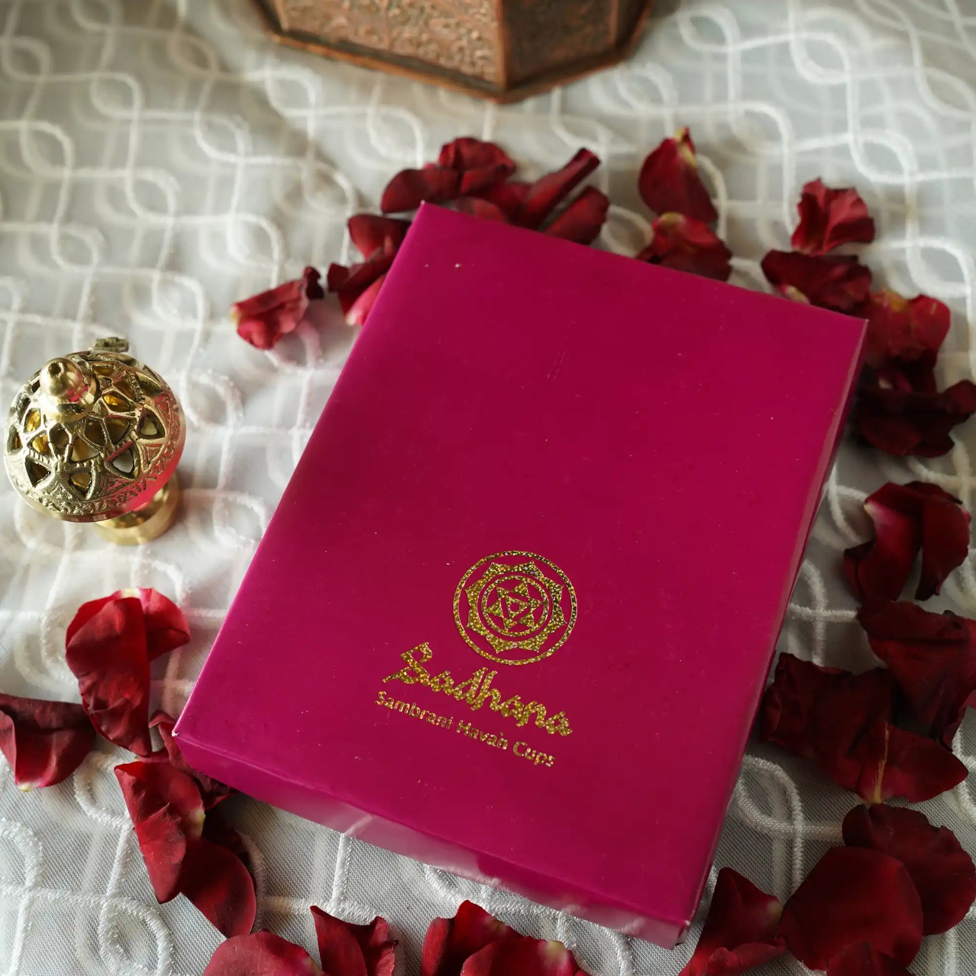 Natural ingredients in Sadhana Sambrani Cups – cow dung, loban, guggul, and herbs for ancestral havans