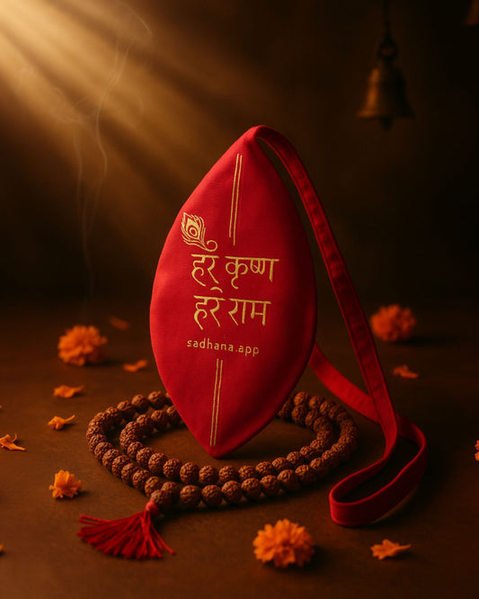 Rudraksha Mala with Gaumukhi – Sacred Beads for Japa