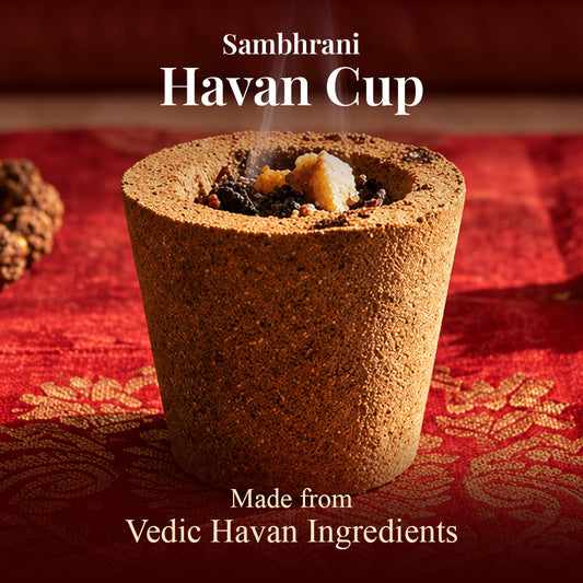 Sadhana Sambrani Havan Cups (24 pcs) – 100% Natural Pooja Dhoop