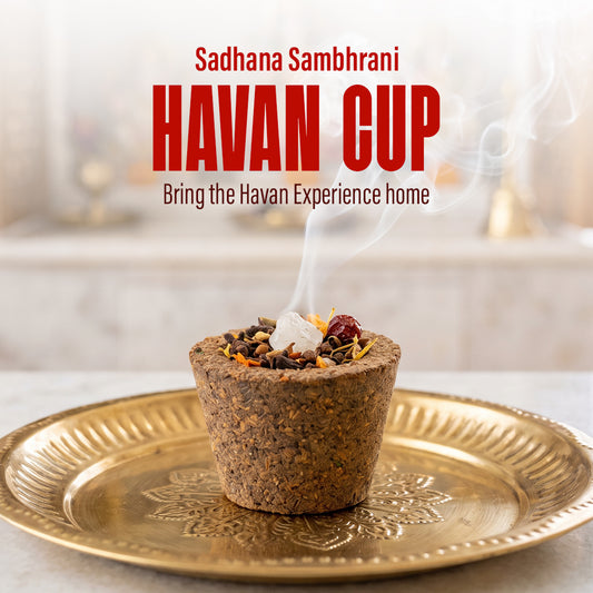 Sadhana Sambrani Havan Cups (48 pcs) – 100% Natural Pooja Dhoop