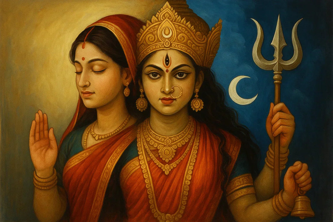 माँ पार्वती से माँ चंद्रघंटा तक—एक दिव्य रूपांतरण