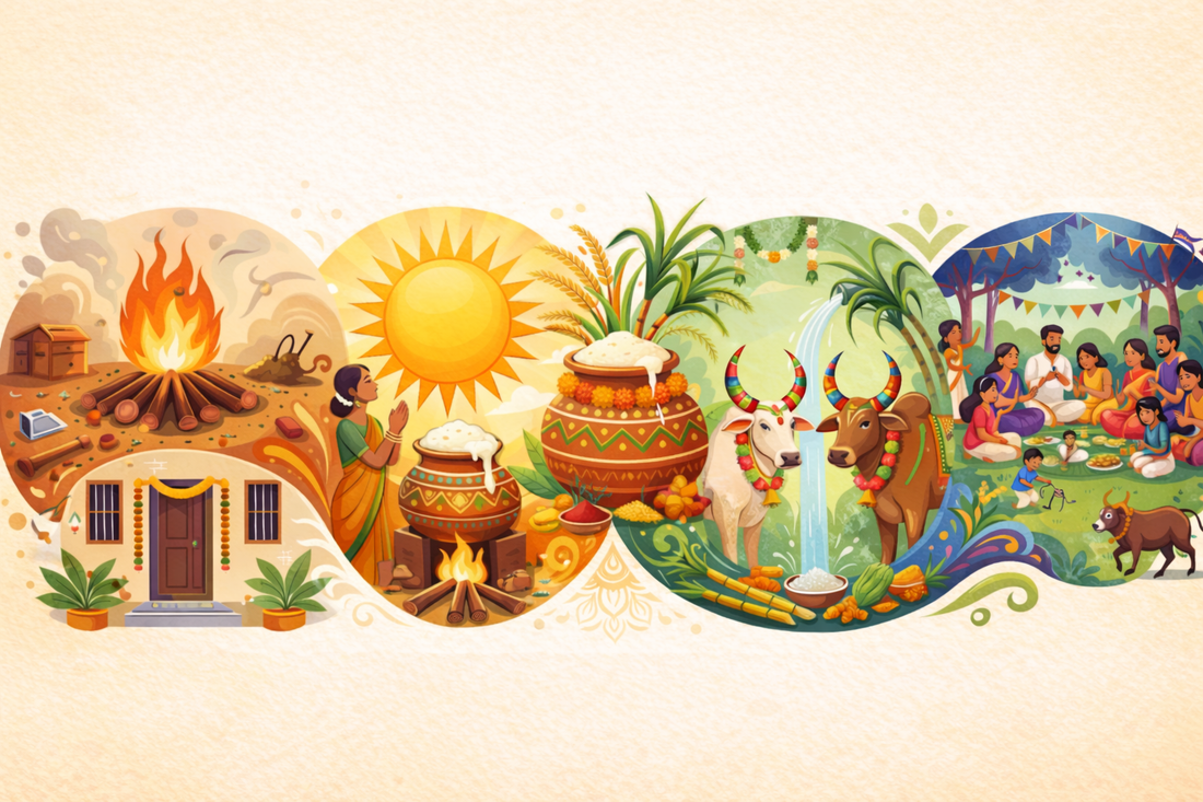 पोंगल : तमिलनाडु की फसल और समृद्धि का उत्सव