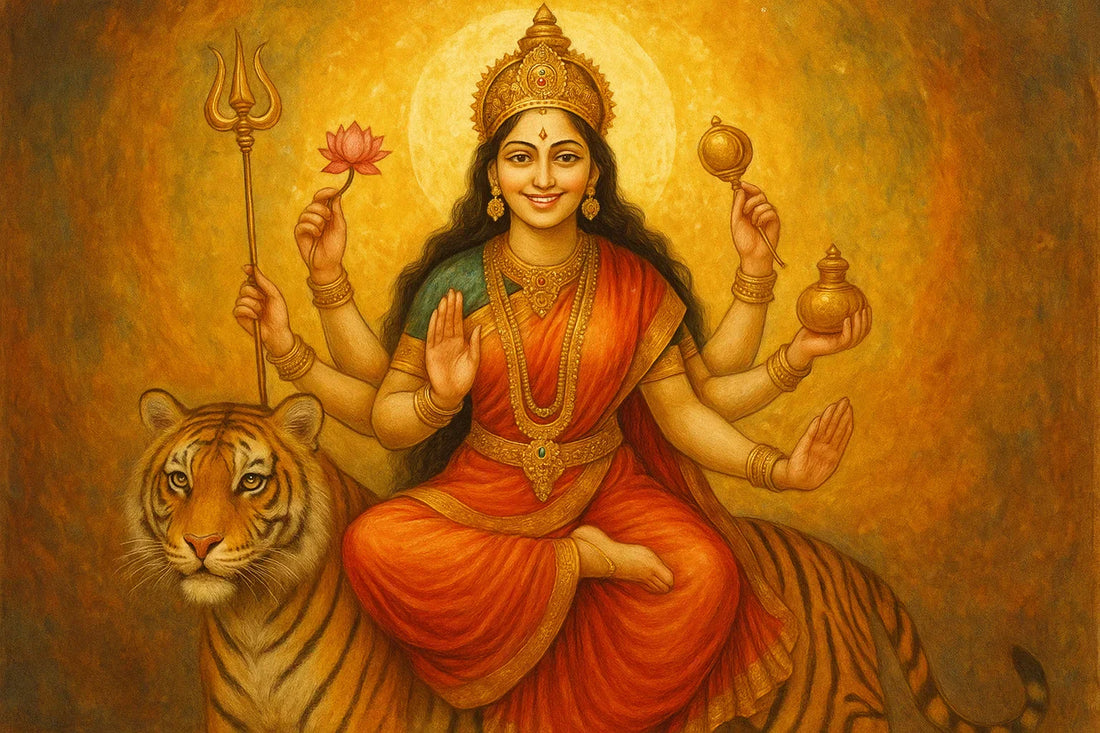 माँ कूष्मांडा: जिनकी दिव्य मुस्कान से सृष्टि का सृजन हुआ