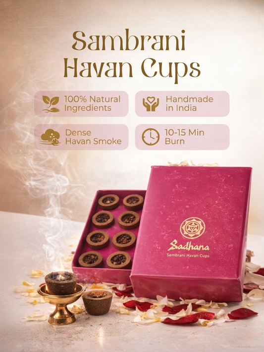 Sadhana Havan Cups – 100% Natural | 12-Month Puja Subscription