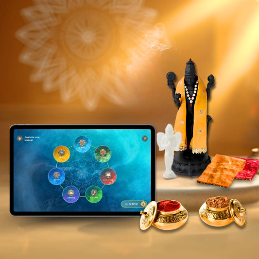 Sri Hari Vigraha Set with Sadhana Tablet – Your Personal Digital Temple