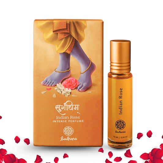 Sugandhim Rose Premium Attar (Perfume) for Puja