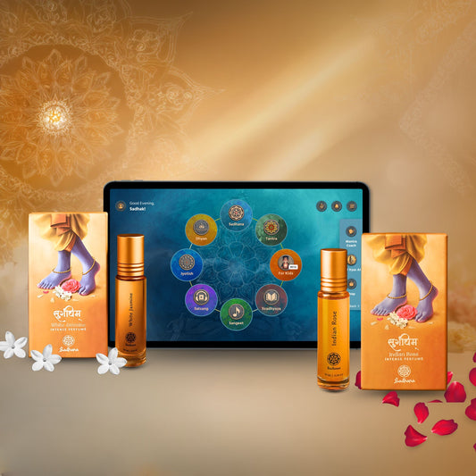 Spiritual Bliss Combo – Tablet & Attars (Rose & Jasmine)