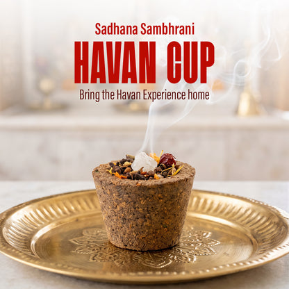 Sadhana Sambrani Havan Cups (24 pcs) – 100% Natural Pooja Dhoop