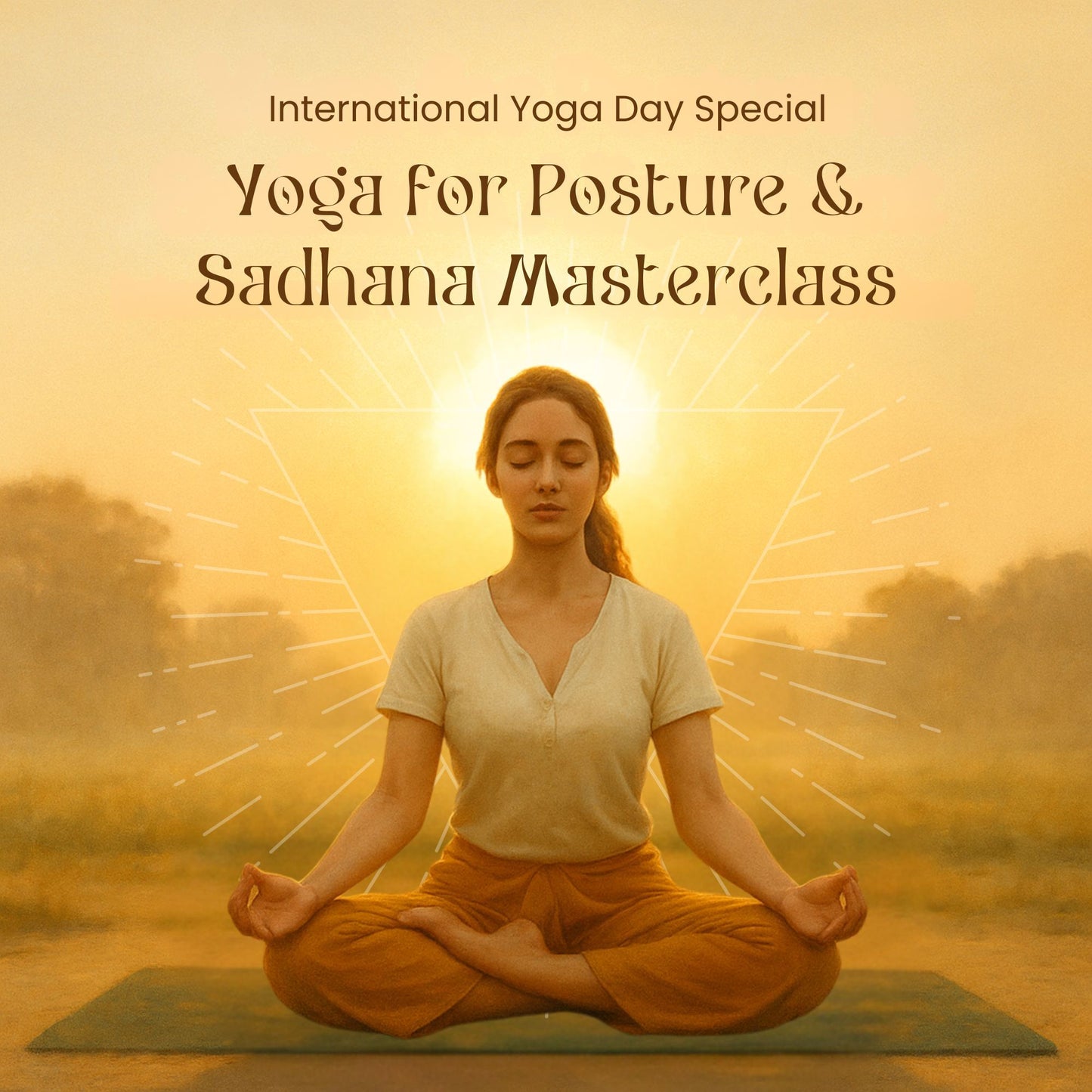 Yoga for Posture & Sadhana Masterclass (India)