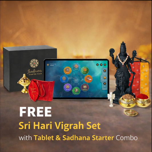 Sadhana Tablet + Sadhana Starter Pack Combo – Your Complete Digital Temple