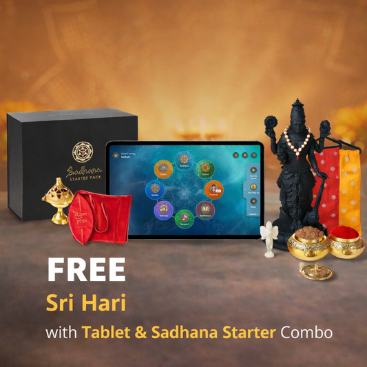 Sadhana Tablet + Sadhana Starter Pack Combo – Your Complete Digital Temple